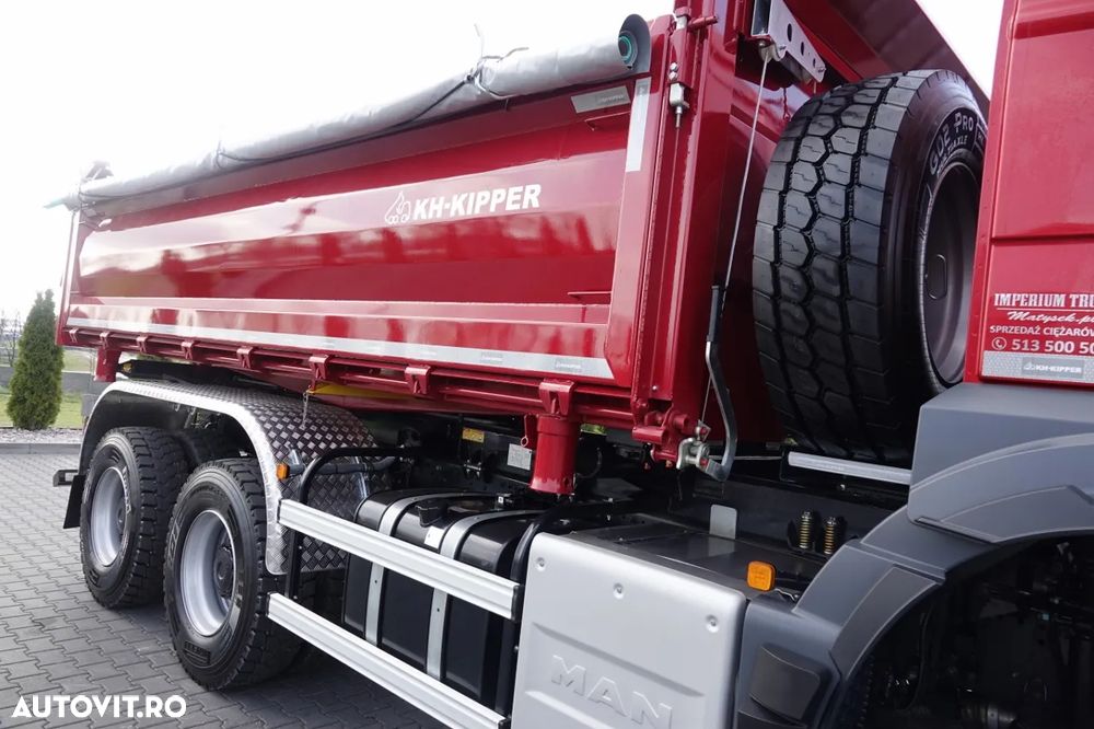 MAN TGS 33.480 / 6X6 / 3-SIDE TIPPER / BORDMATIC / KH KIPPER / AUTOMAT / HARDOX / FACTORY NEW / 2026 - 28
