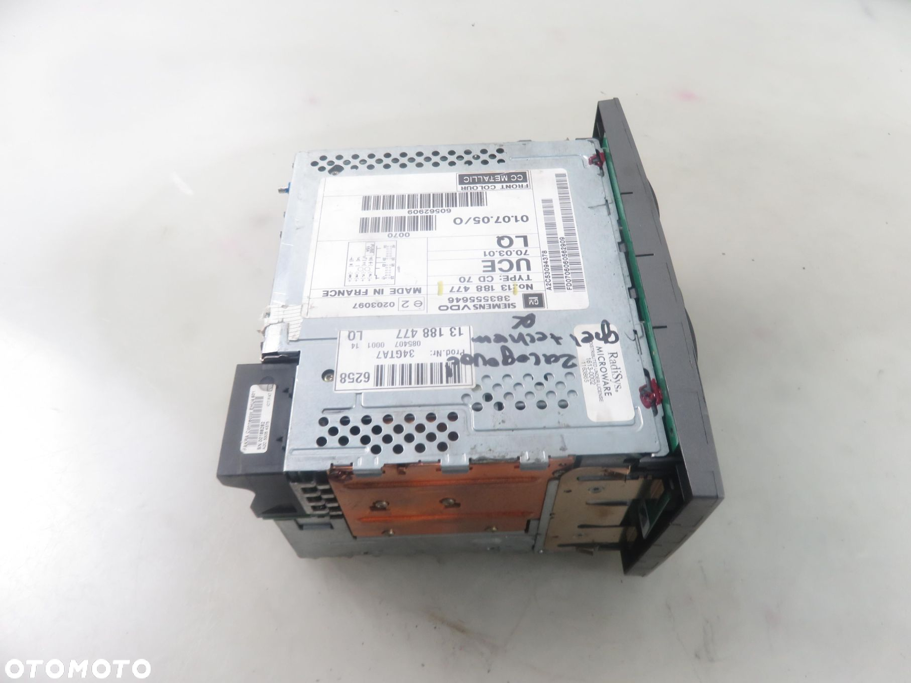 RADIO OPEL VECTRA C 13188477 - 7