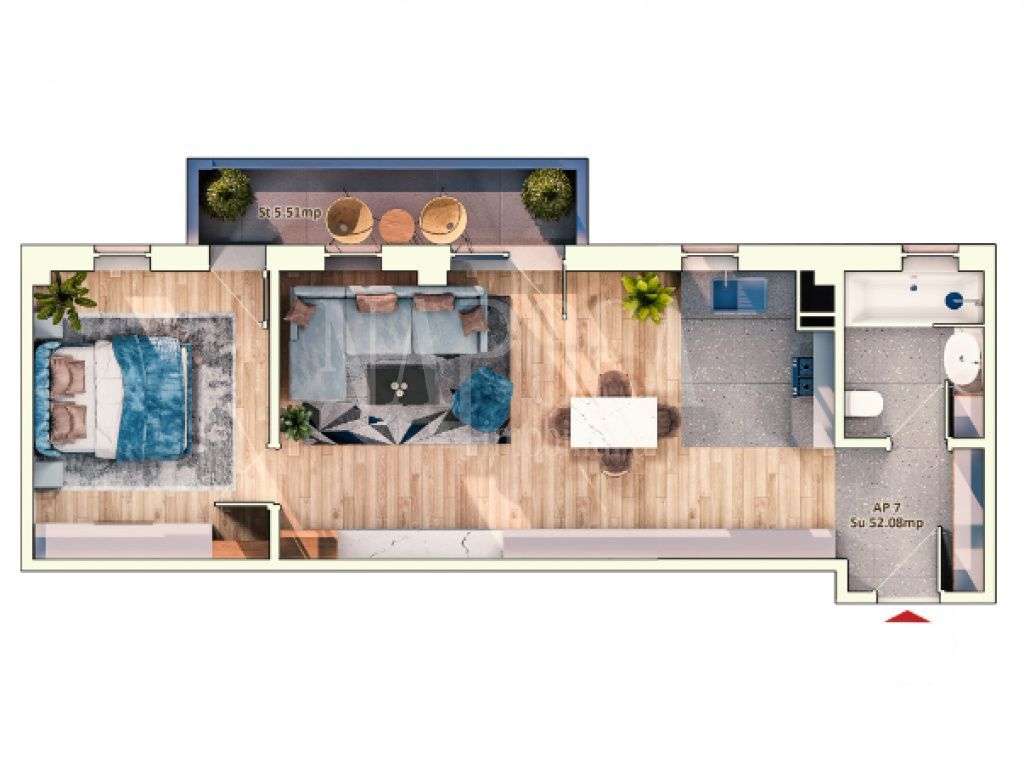 Apartament 2 camere de vanzare in Marasti, Cluj Napoca — fotografia 3