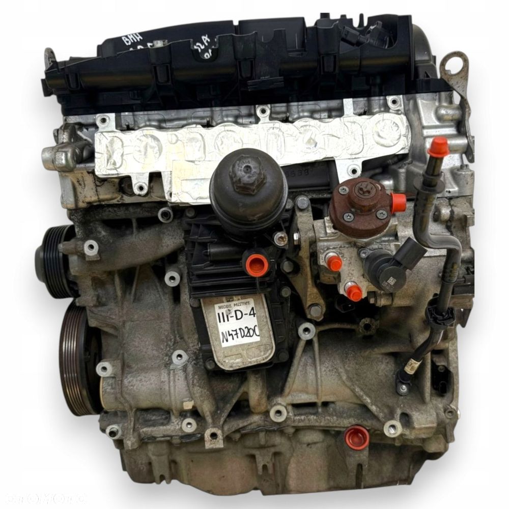SILNIK N47D20C BMW E90 E91 F07 F10 F11 2.0 D DIESEL 184KM sprawny palący - 6