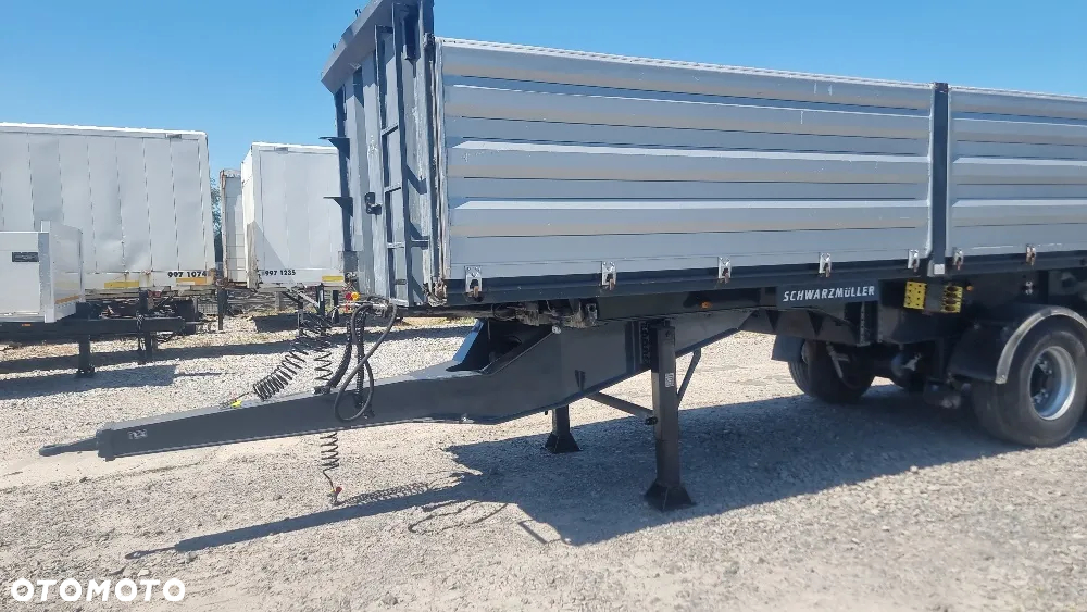 Schwarzmuller 37.000zł netto PRZYCZEPA/NACZEPA WYWROTKA 3 STRONNA 7,20M 2 OSIE St. BDB MOŻLIWOŚĆ TRANSPORTU - 4