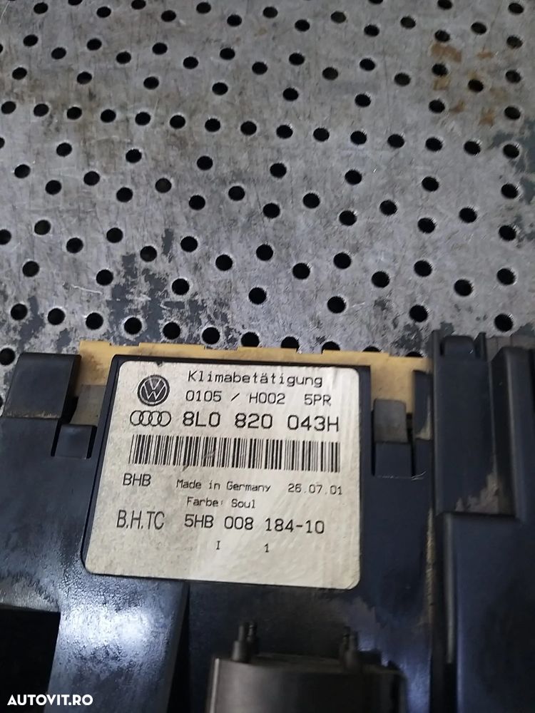 Panou comanda clima ac audi a3 8l 8l0820043h - 2