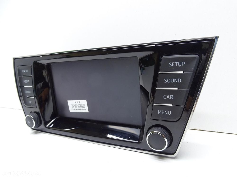 RADIO RADIOODTWARZACZ CD NAVI NAWIGACJA 6V0919604B SKODA FABIA III - 2