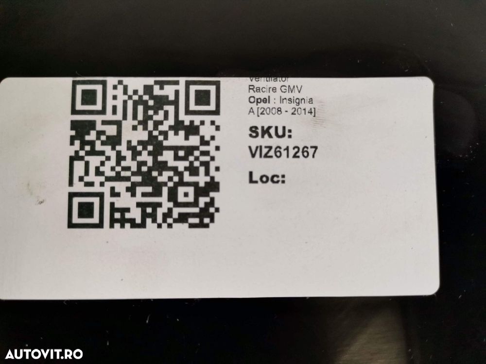 Carcasa Ventilator Racire GMV Opel  Insignia A 2008 2009 2010 2011 201 - 8