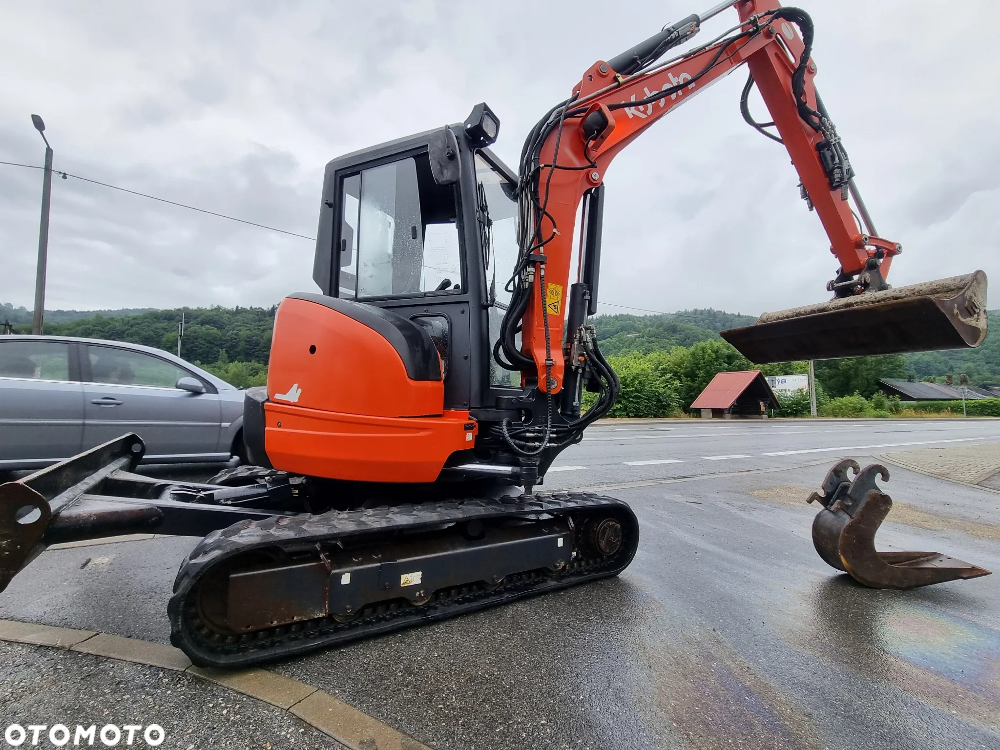 Kubota U35 koparka 3,7 tony 2016r 3sekcje zamki na tłokach  z Norwegi JakNowa 1650h - 14