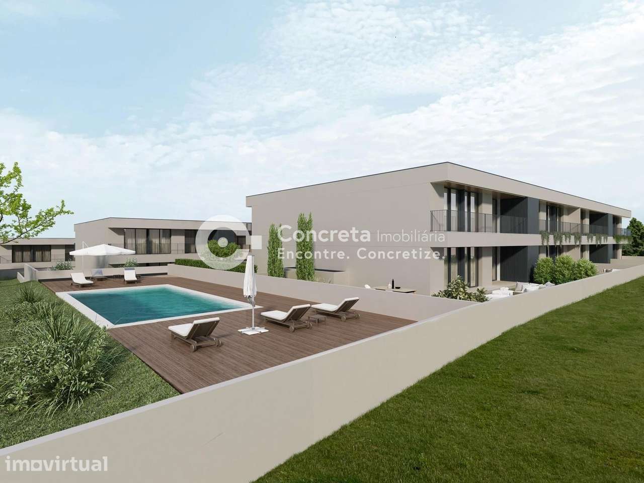 Apartamento T2 novo com piscina em Alvelos, Barcelos - Grande imagem: 2/29