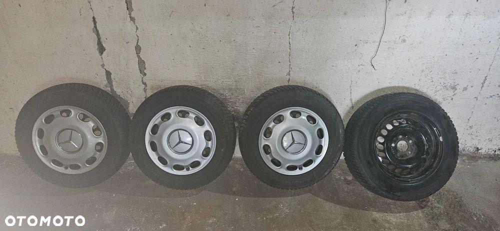 Koła zimowe205/65R15 + 3 kołpaki Mercedes Wrocław, Oława. - 2
