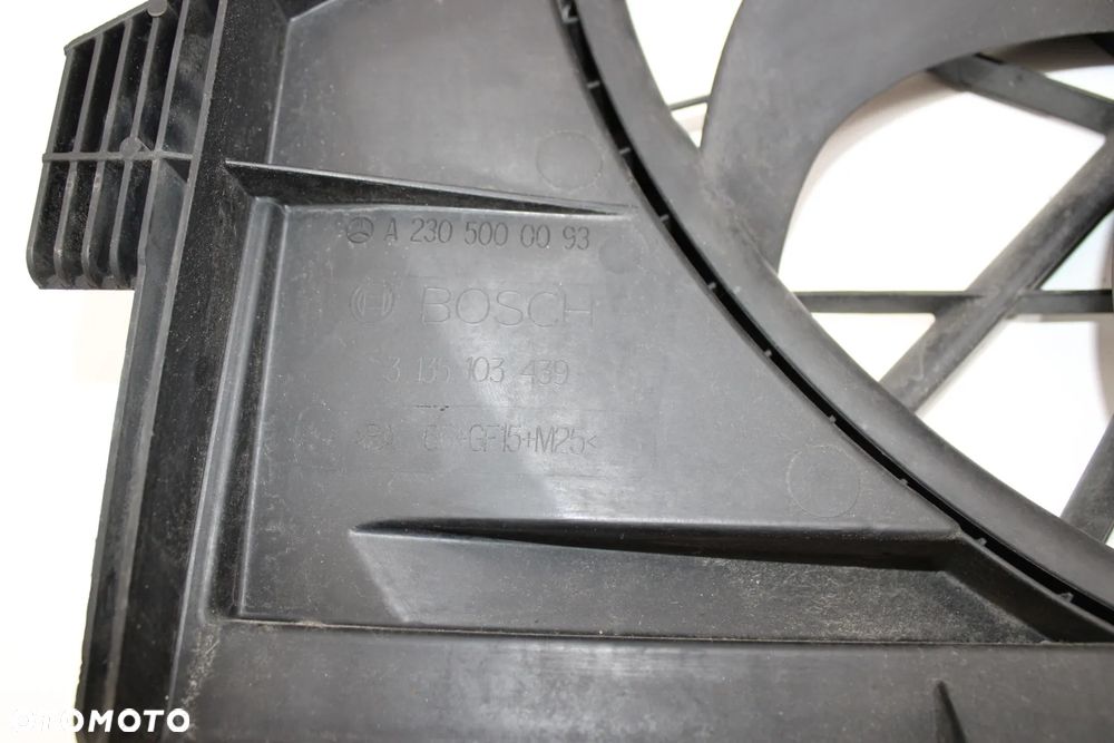 Wentylator chłodnicy OE Mercedes SL R230 SL350 SL500 3137229007 A2305000093 - 6