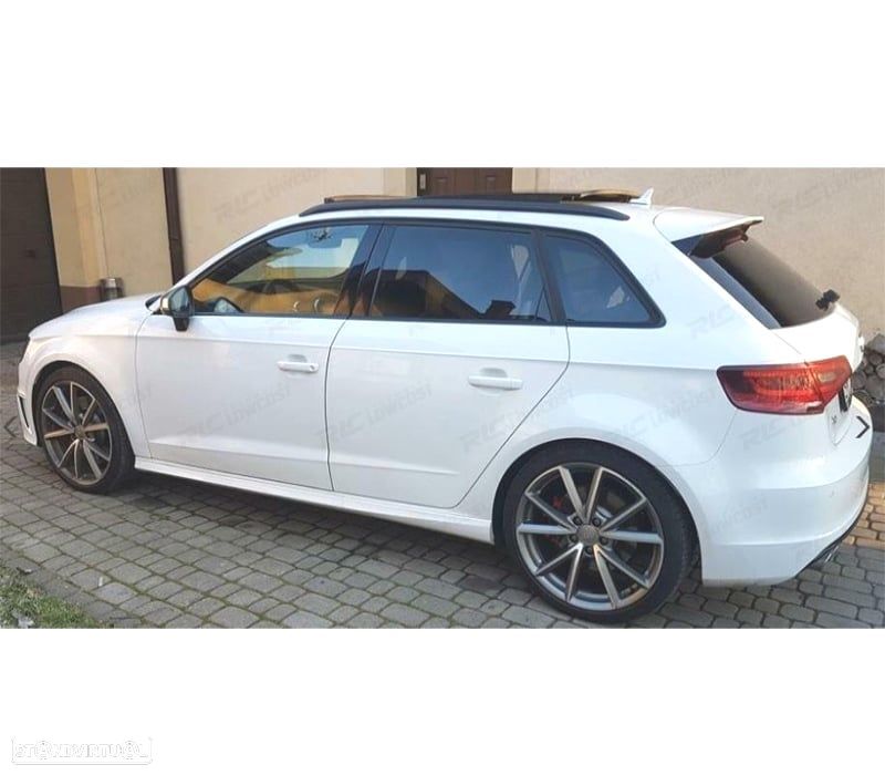 EMBALADEIRAS LATERAIS AUDI A3 8V SPORTBACK 12-16 LOOK S LINE - 2