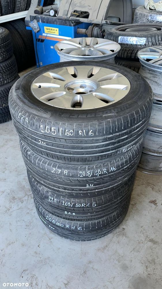4szt Koła Audi A6 C6 16" 5x112 ET35 Opony wielosezonowe 205/60 R16 Catchfors Windforce Montaż Wysyłka 27A - 1