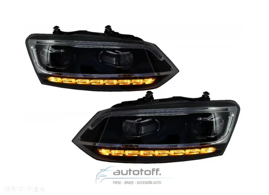 Pachet exterior compatibil cu VW Polo 6R 6C (2009-2017) R-Line Design - 7