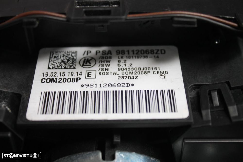 FITA AIRBAG C/COMUTADORES PEUGEOT 508 - 6