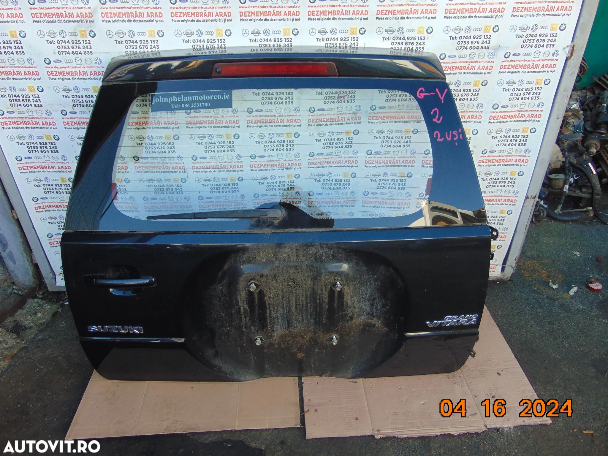 Haion Suzuki Vitara 2005-2012 grand vitara 2 haion cu luneta dezmembrez grand vitara 2 1.9 - 1
