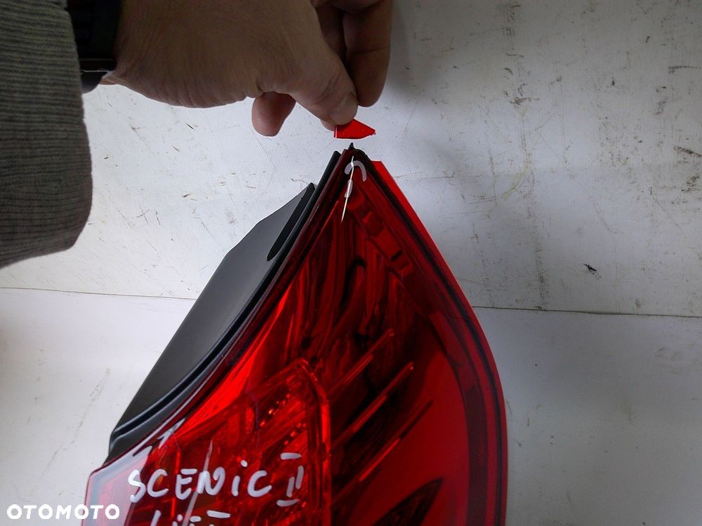 renault scenic ii 2 lift lampa tył prawa led nowa - 6