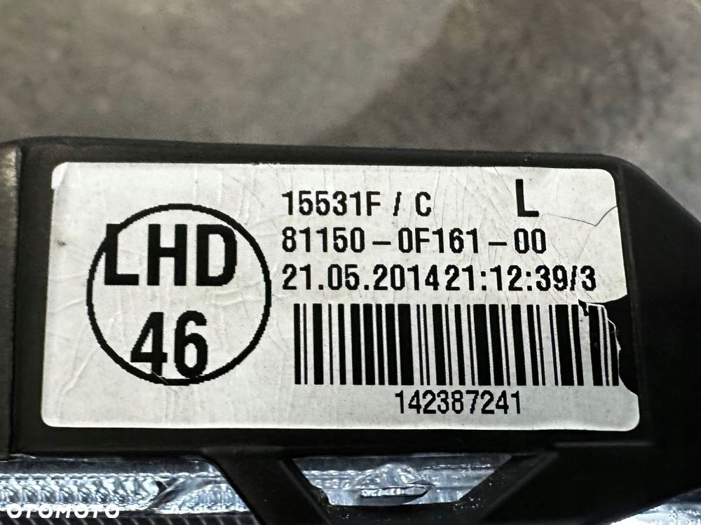 toyota verso lift 2013-2018 reflektor lampa lewa - 8