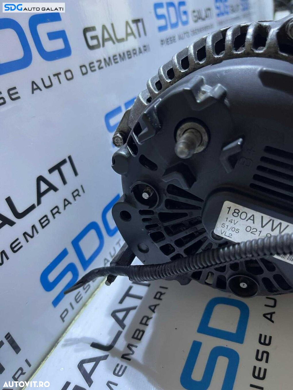 Alternator 180A VW Passat B6 1.9 TDI 2005 - 2010 Cod 021903026L [B0076] - 2