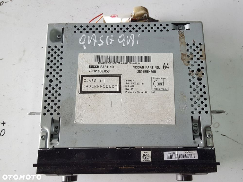 NISSAN QASHQAI I J10 06r- RADIO CD NAWIGACJA - 3