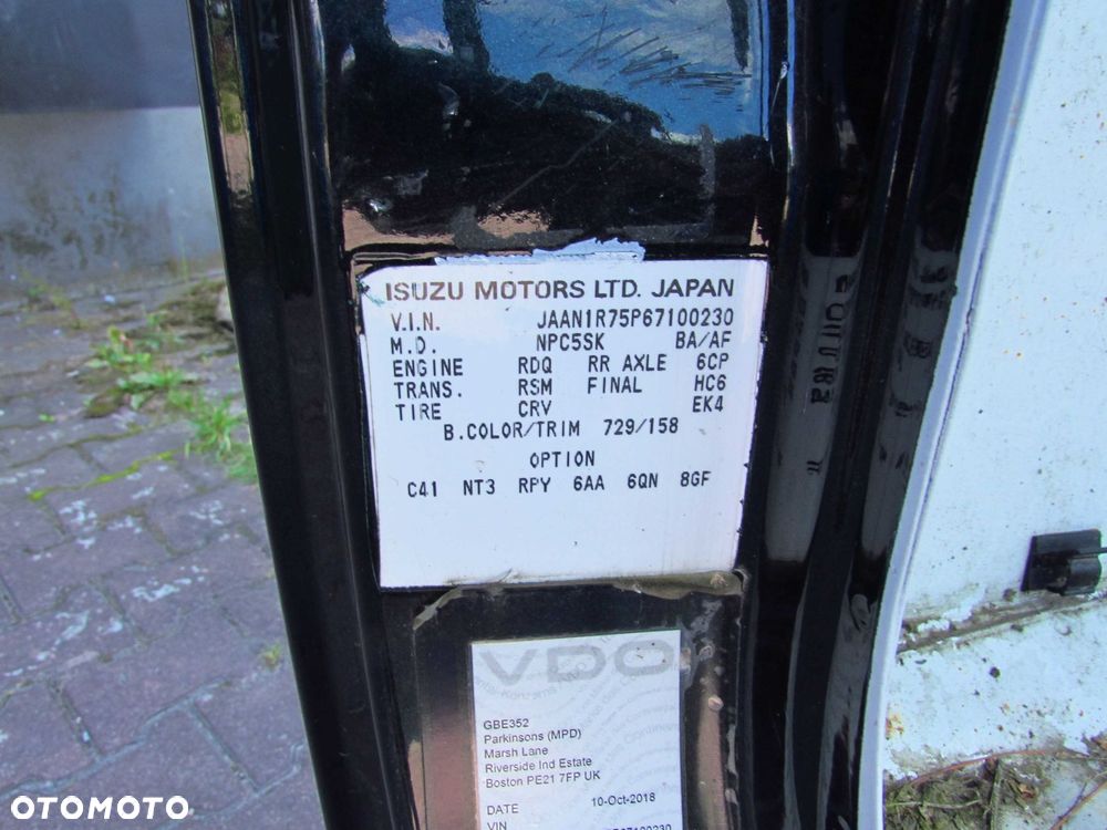 ISUZU NPR NQR NKR  04-07 KABINA KAROSERIA SZKIELET SZYBY POMORSKIE WSZYSTKIE CZESCI - 9