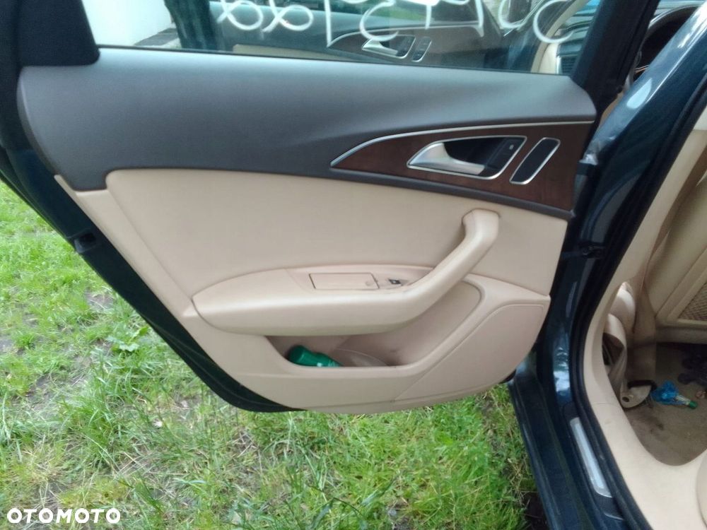 AUDI A7 A6 C7 BOCZKI TAPICERKA DRZWI BEŻOWE - 2