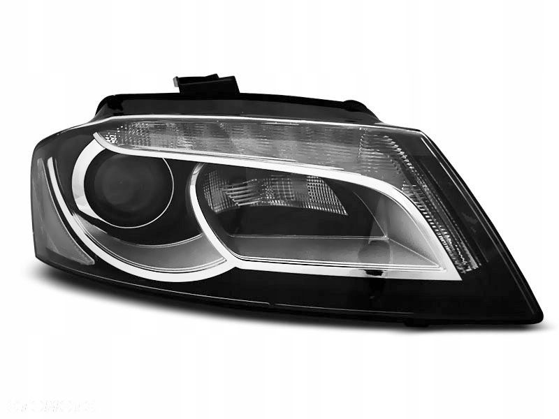 LAMPY REFLEKTORY AUDI A3 P8 08-12 BLACK DRL - 1