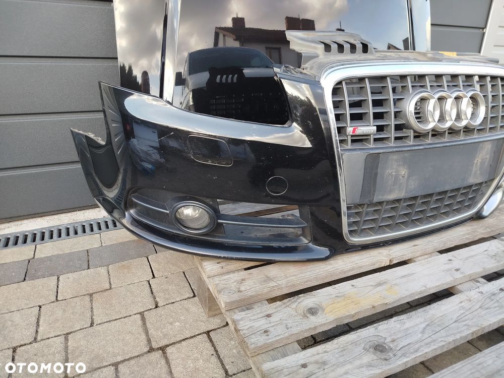 Audi A4 B7 maska plus zderzak przód S-Line Xenon LY9B - 2