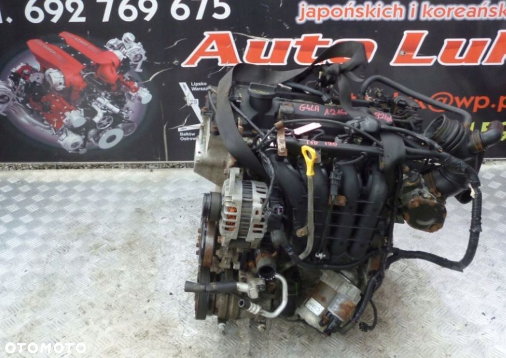 SILNIK HYUNDAI I10 I20 1.2 16V G4LA 92 TYS ZMIENNE FAZY - 1