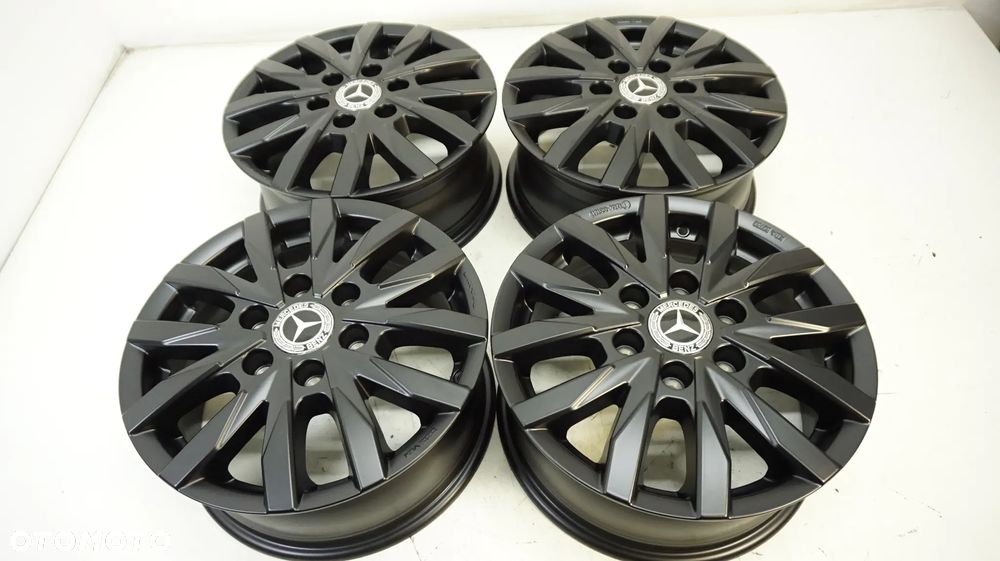 FELGI ALUMINIOWE 16 MERCEDES SPRINTER VW CRAFTER ET54 CZARNY MAT - 2