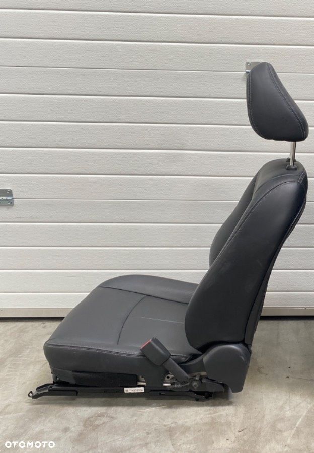 FOTEL PRAWY PRZÓD ELEKTRYCZNY INFINITI Q50 CZARNY SKÓRA EUROPA - 4