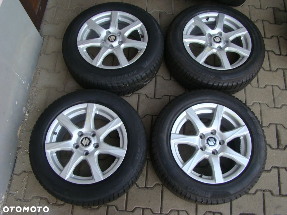 a184 5x114,3 Suzuki Sx4 S-Cross Fiat Sedici 7Jx16 Opony Zima 205/60 R16 - 1