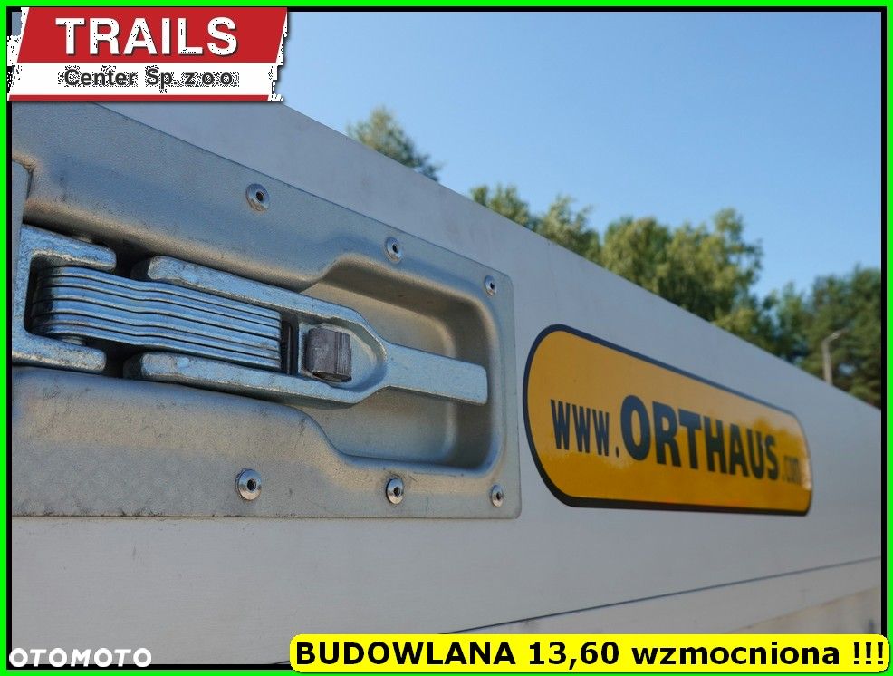 Orthaus Pokład 13,60 m, MOCNA KRATOWNICA, burty aluminiowe !!! - 19
