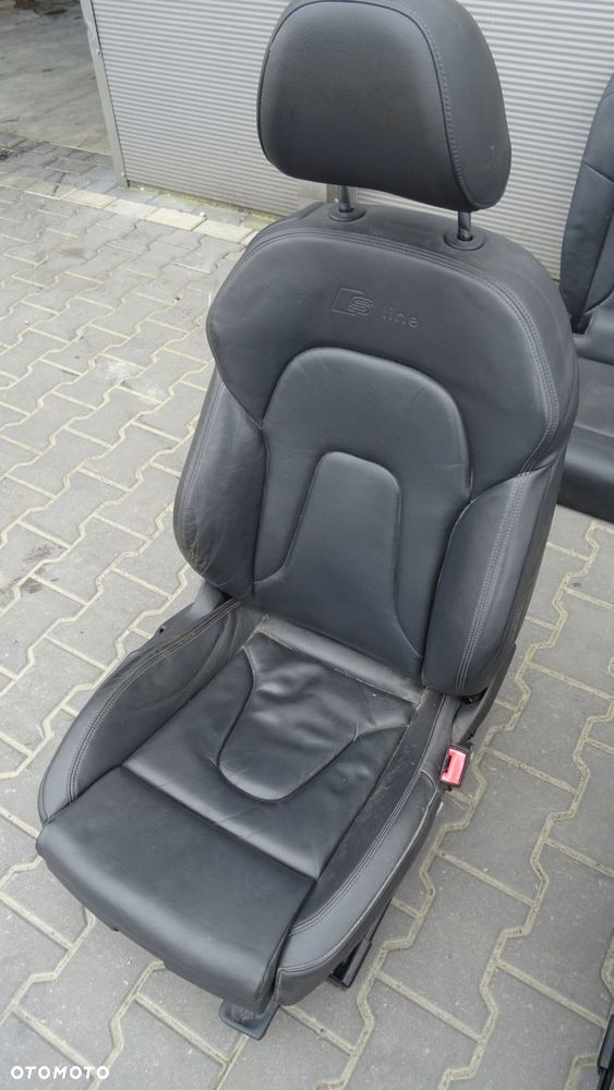 kpl fotele fotel kanapa skóra audi a5 8t coupe 3d s-line - 3