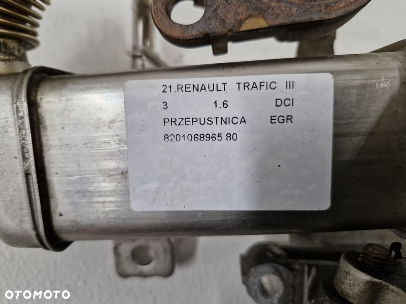 trafic 3 iii 1.6 dci przepustnica powietrza chłodnica chłodniczka egr 8201068965 - 6