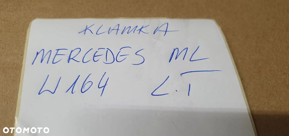 Klamka zewnętrzna lewy tył tylna lewa Mercedes ML W164 - 9