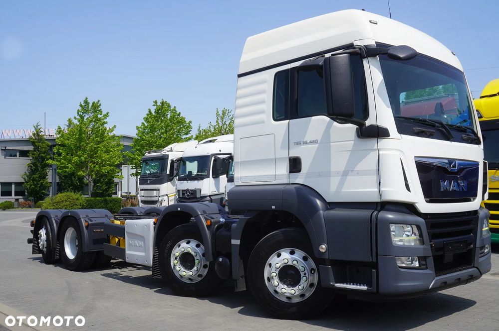 MAN TGS 35.420 8x2 / Rama 6,4 m / 3 osie skrętne - 9