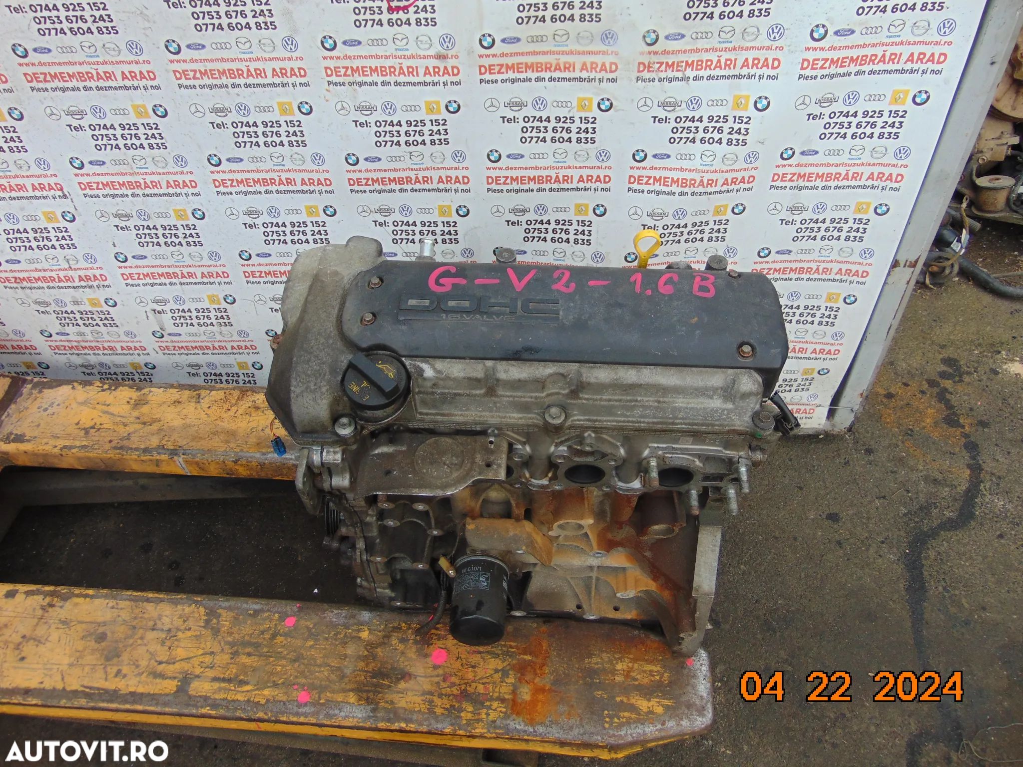 Bloc motor Suzuki grand vitara 1.6 benzina m16a bloc motor ambielat sx4 fiat sedici vitara 1.6 - 1