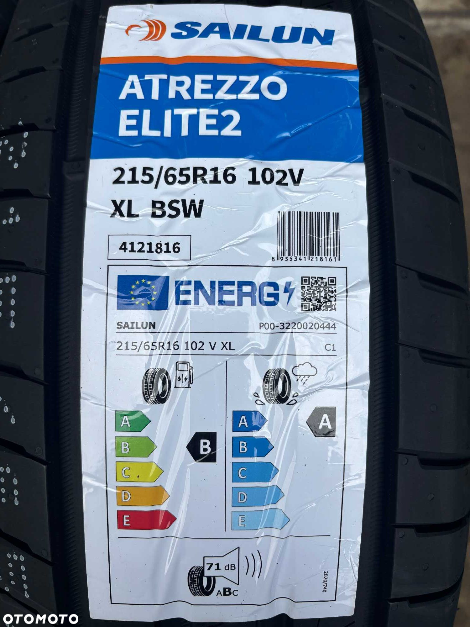Okazja opony letnie 215/65R16 SAILUN ATREZZO ELITE2 NOWY MODEL EV 2025 - 2