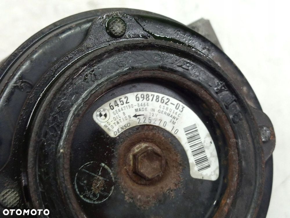 SPRĘŻARKA KOMPRESOR KLIMATYZACJI BMW E60 E61 LCI N47D20A 6987862 - 7