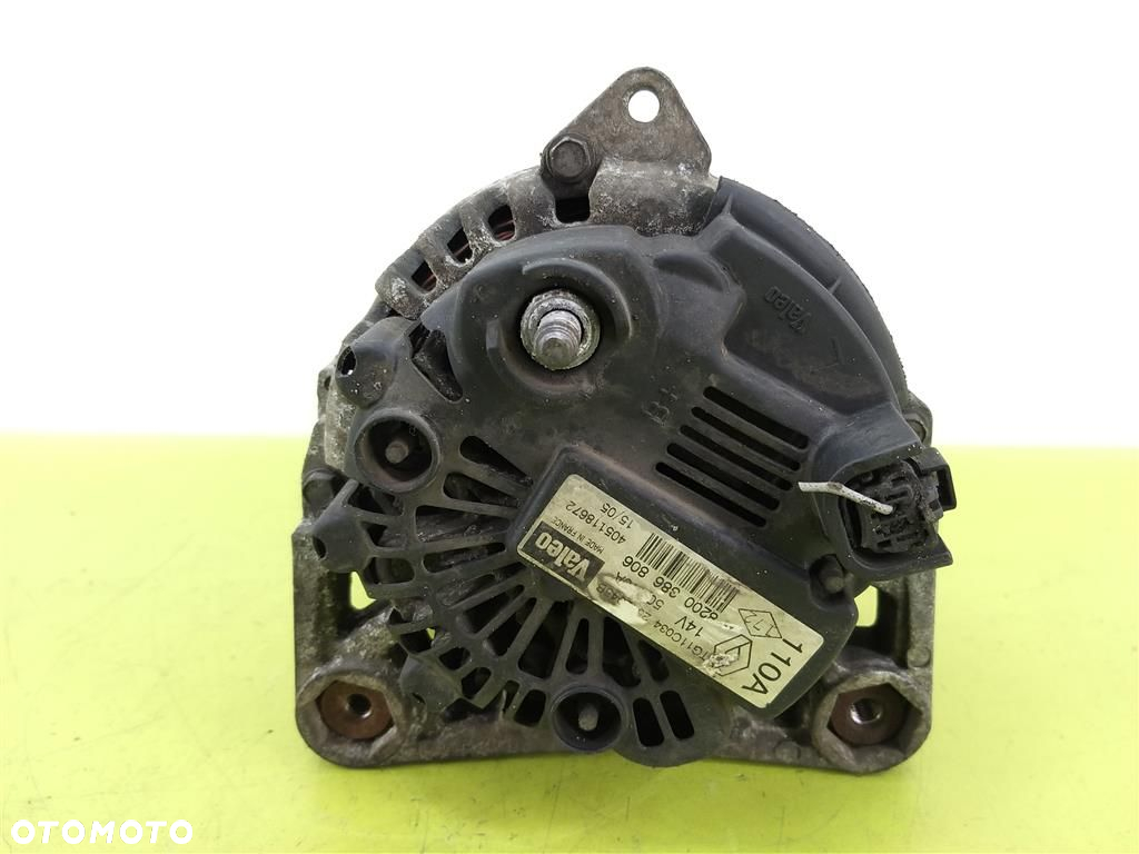Alternator Renault Clio II 1998-2001 1,5 dCi VALEO 8200386806 110A 2 PINY - 4