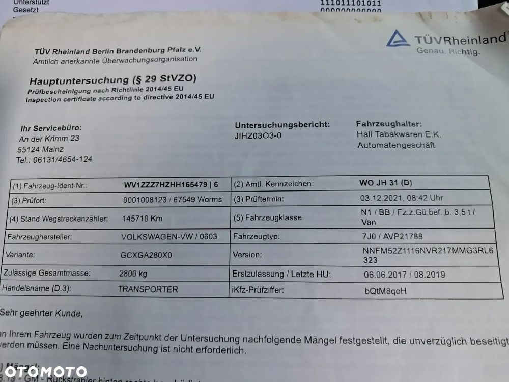 Volkswagen T- 6 Transporter - 10