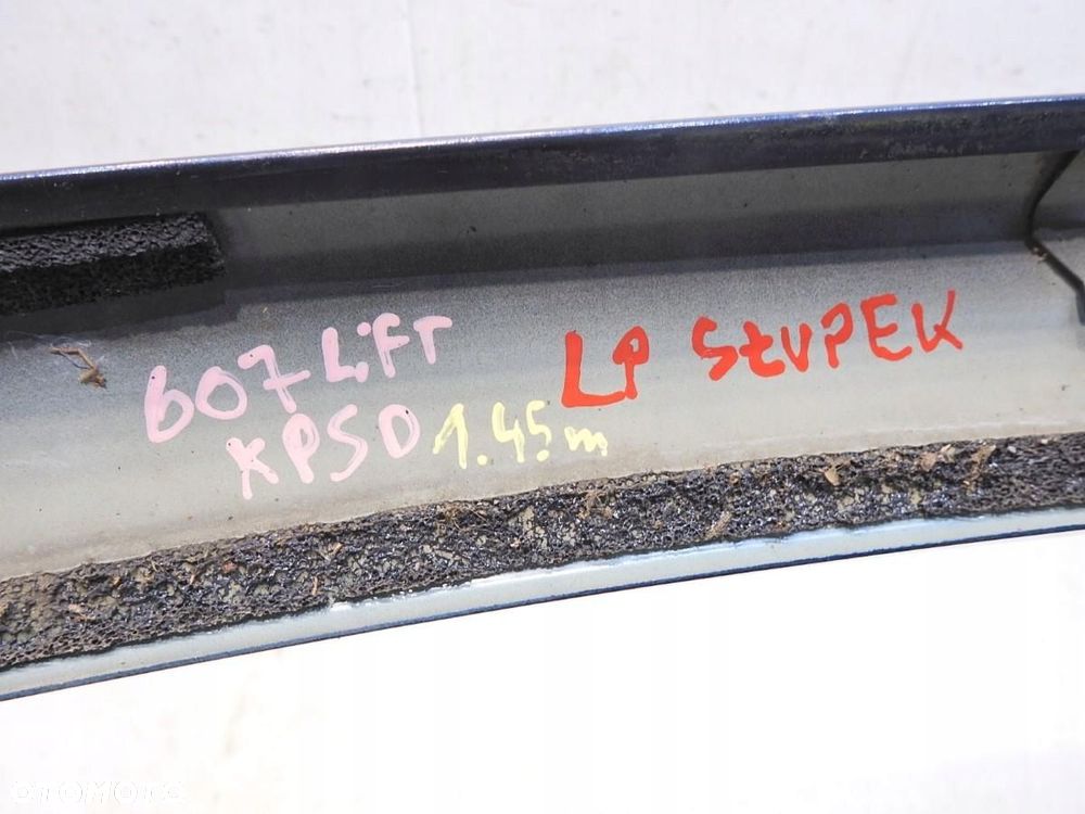 LISTWA SZYBY CZOŁOWEJ LEWA KPSD PEUGEOT 607 LIFT - 2
