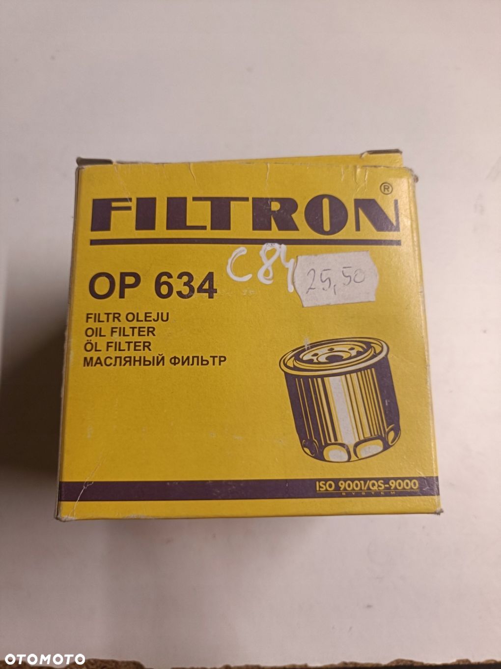 Chery Isuzu Mitsubishi Opel FILTR OLEJU OP634 - 1
