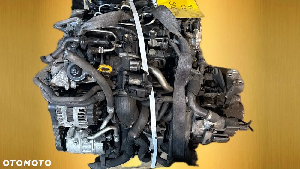 Volkswagen CBA 2.0 diesel silnik kompletny z pełnym osprzętem gotowy do montażu VIDEO PRACY SILNIKA - WHATSAPP LUB LINK W OPISIE - 3