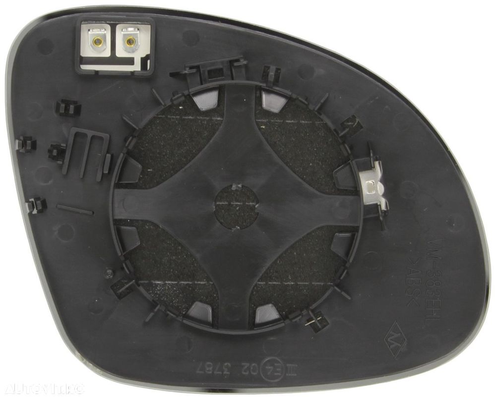 Geam oglinda Seat Alhambra (7N), 06.2010-, Skoda Yeti, 09.2009-09.2013, Yeti 2013-; Vw Sharan (7N), 04.2010-, Tiguan (5N/5N2), 09.2007-05.2016, partea Stanga, Cu incalzire, Convex, View Max, 5N0857521 6935 - 2