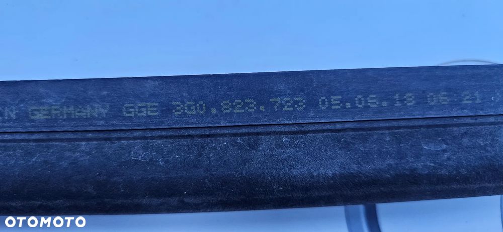 VW Arteon Podszybie górne plastikowe 3G8819403D podszybie dolne stalowe 3G0806239C uszczelka podszybia guma 3G0823723 Wycieraczki ramię wycieraczki prawe lewe ORYGINAŁ VW EUROPA - 5