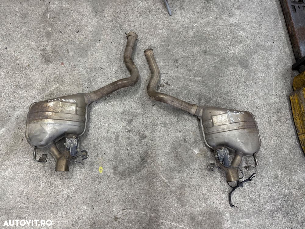 Toba finala, esapament cu reglaj sunet MERCEDES C-class W205, C205, S205 an 2014-2022 C43 AMG si C63 AMG - 1
