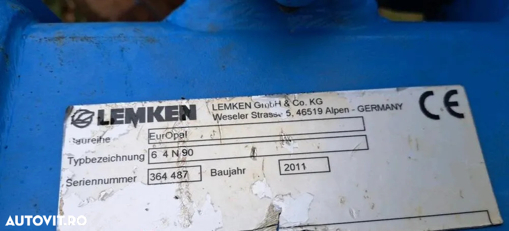 Lemken EurOpal 6 cu 4 trupite - 5