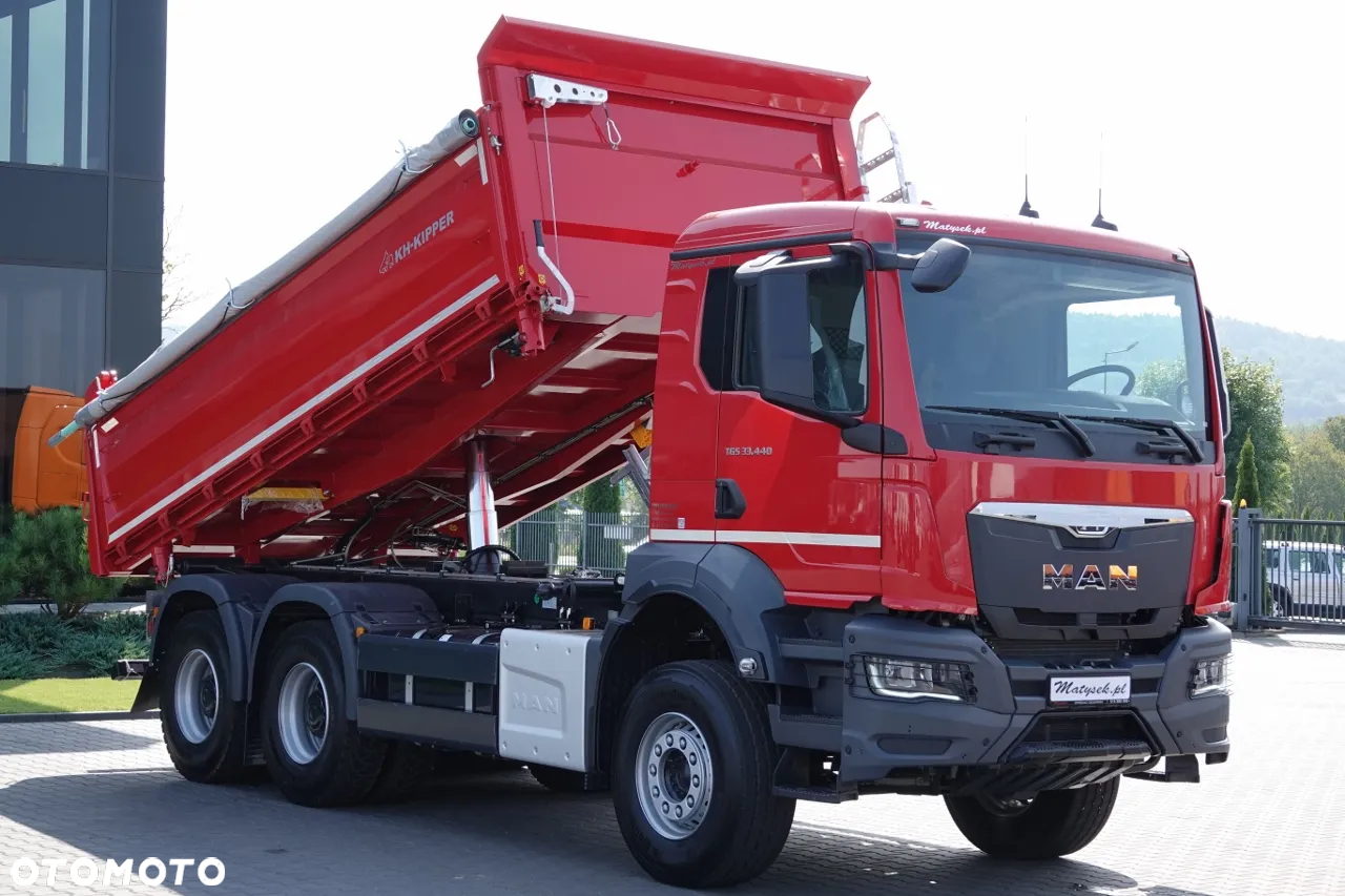 MAN TGS 33.440 / 6X4 / WYMIEŃ SWÓJ STARY NA NOWY / WYWROTKA 3 STRONNA / HYDROBURTA / BORDMATIC / KH-KIPPER / FABRYCZNIE NOWY / DOSTĘPNY OD RĘKI - 3