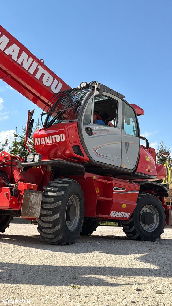 Manitou Ładowarka teleskopowa MANITOU ROTO Mrt 2540 + Privilage 360° obrotowa 2150 2550 1840 PILOT sterowania Kosz Widły manitka silnik Mercedes 2015r Wciagarka dźwig 1 właściciel KLIMA serwisowana Merlo - 21