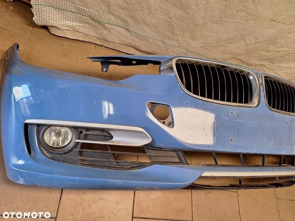 bmw 3 f30 f31 zderzak maska blotniki przod lampa pas przedni demontaz - 4