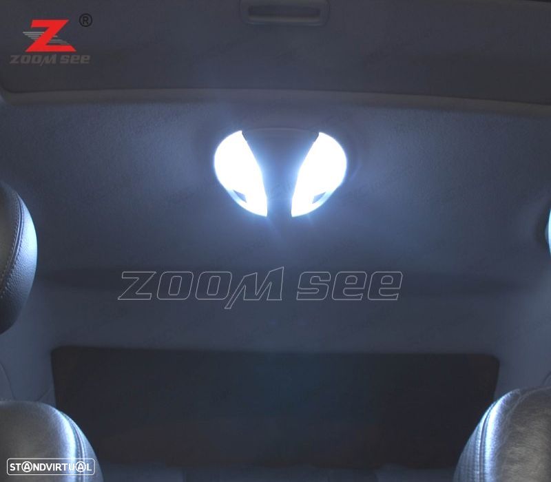 KIT 28 LÂMPADAS LED INTERIOR MERCEDES CLASSE E S211 STATE WAGON E200 E230 E240 E270 E280 E320 E350 - 6